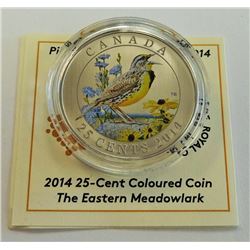 MINT PRODUCT-2014 25 CENT MEADOWLARK