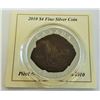 Image 1 : MINT PRODUCT-2007 $4 FINE SILVER DROMAEOSAURUS