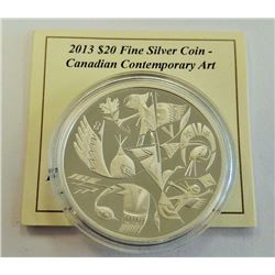 MINT PRODUCT-2013 $20  SILVER CONTEMPORARY ART