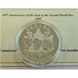 MINT PRODUCT-$5 2005 END OF THE 2nd WORLD WAR