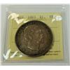 Image 1 : HAWAII-1883 SILVER DOLLAR ICCS EF40