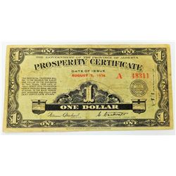 ALBERTA PROSPERITY CERTIFICATE1 1936