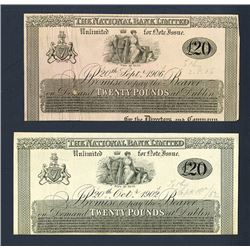 National Bank Ltd. Cut Proofs.