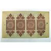 Image 2 : Banco de Tacna. Ca.1870's Uncut Sheet of 4 Notes.