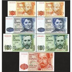 Banco de Espana. 1979-80 Issue.