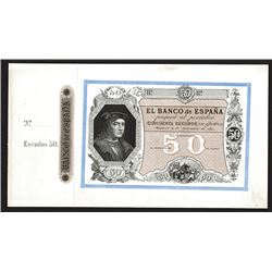 El Banco De Espana, 1871 Essay Proof