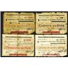 Image 1 : Mutual Credit Society 1918 Private Scrip Note Quartet.