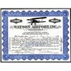 Image 1 : Watson Airport, Inc. 1934 Issued Stock Certificate