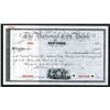 Image 1 : National City Bank of New York, ca. 1900 Specimen Stock Certificate.