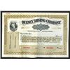 Image 1 : Quincy Mining Co., ND (ca.1900) Specimen Stock Certificate.
