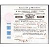 Image 1 : A Republican Institution, 1821 Stock Certificate Signed by Henry Dearborn.