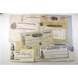 Bank Checks Group lot.