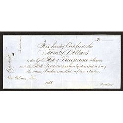 Model for Louisiana State note.