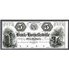 Image 1 : Hornellsville. Bank of Hornellsville. $5. 1854. Proof on India paper.