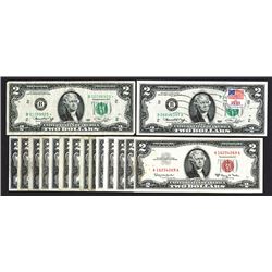United States Notes; Federal Reserve Notes. $2. Bills.