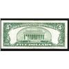 Image 2 : U.S. Silver Certificate, $5, Blue Seal, 1934D, KL#1655* Star Note.