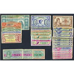 Military Payment Certificates. Series 521, 541, 591.