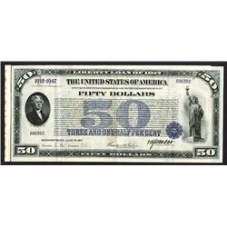 Liberty Loan Bond of 1917, 3 ½% Bond of 1932-1947. (issued June 15, 1917).