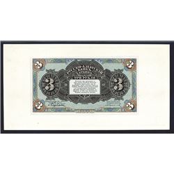 Russo-Asiatic Bank, ND (1917) Proof Banknote.