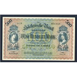 Sachsische Bank. 1922 Issue.