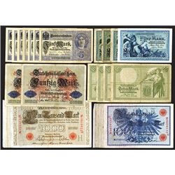 Germany Banknote Assortment.