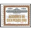 Image 1 : Banco de la Habana, 19xx (ca.1900-1910) Specimen Stock Certificate.