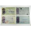 Image 2 : Hundi Short term 1950s loan certificates with George VI or Republic tax stamp imprint.