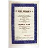 Image 3 : St. Regis Suriname N.V. 1966 Specimen Shares.