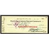 Image 1 : Ed Barrow Autograph on NY Yankees Check from 1941