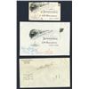 Image 1 : Mortimer Smith Insurance, ca.1880's Pencil Mock Up, Original Artwork and finished Intaglio proof.