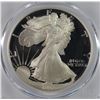 Image 2 : 1992-S PROOF AMERICAN SILVER EAGLE, PCGS PR-70 DCAM  RARE