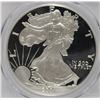 Image 2 : 2001-W PROOF AMERICAN SILVER EAGLE,  PCGS PR-70 DCAM  RARE!!