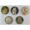 Image 1 : (5) ONE OUNCE STERLING SILVER ROUNDS DEPICTING FAMOUS NATIVE AMERICAN INDIANS