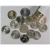 Image 1 : BU ROLL OF 1964 SILVER WASHINGTON QUARTERS