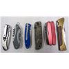 Image 2 : Metal Box of Various New & Used Knives, Corkscrews, Multi-tools and more!