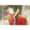 Image 2 : Chinese Oil Painting on Canvas Girl On Horse