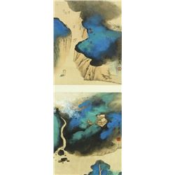 Chinese WC Landscape Zhang Daqian 1899-1983