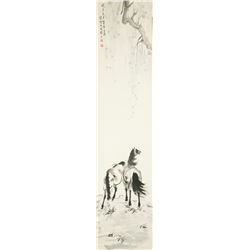 WC Horse Painting Scroll Xu Beihong 1895-1953