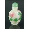Image 1 : 19th C. Peking Glass Snuff Bottle with Spoon
