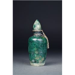 Chinese Carved Jade Snuff Bottle