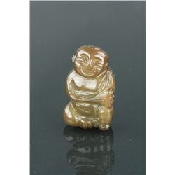 Chinese Hardstone Carved Boy