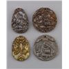 Image 1 : 4 Pcs of Chinese Hardstone Immortal Pendants