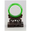 Image 1 : Chinese Emerald Green Hardstone Bangle