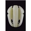 Image 2 : Chinese Qing Hetian White Jade Carved Mask