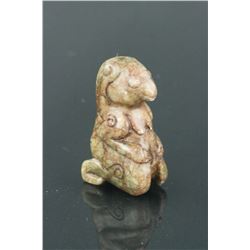 Chinese Old Jade Carved Toggle