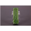 Image 1 : Fine Translucent Flower Green Jade Paper Weight