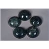 Image 2 : Set of 5 Fine Chinese Spinach Green Jade Bowls