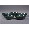 Image 3 : Set of 5 Fine Chinese Spinach Green Jade Bowls