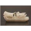 Image 1 : Very Fine Chinese Hetian White Jade Carved Boat