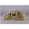 Image 1 : Chinese Carved Celadon Jade Landscape